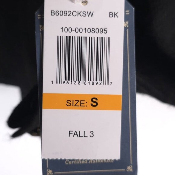 NWT DEMOCRACY Pullover Top Sweater V neck Tie STYLE B6092CKSW Size SMALL - Picture 11 of 11